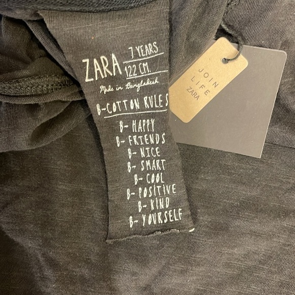 Zara kids size $ years tank top in charcoal - Picture 5 of 6